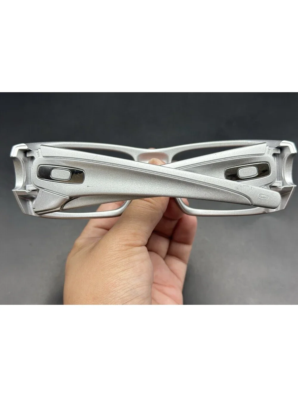Oakley Fuel Cell X Silver Frame OO9096-M660 (Chrome Icons)